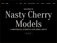 Tablet Screenshot of nastycherrymodels.com